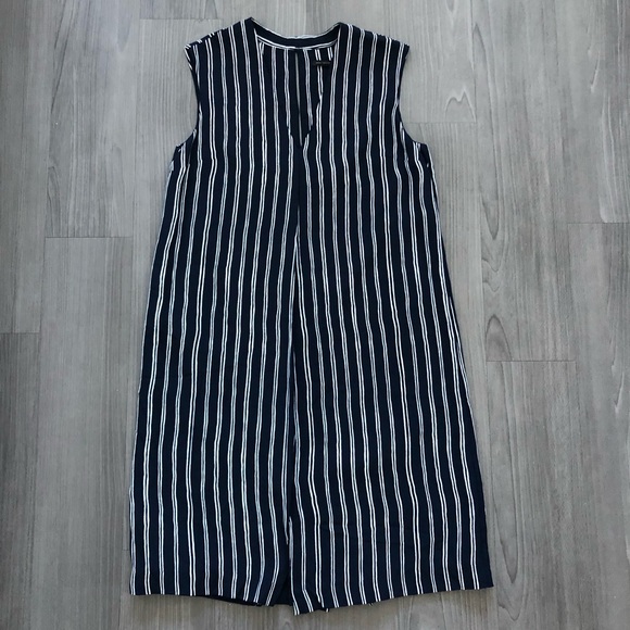 Ann Taylor Striped Sleeveless Shift Dress - Picture 2 of 5
